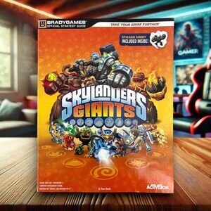 Skylanders Giants Official Strategy Guide - Brady Games Paperback with Stickers